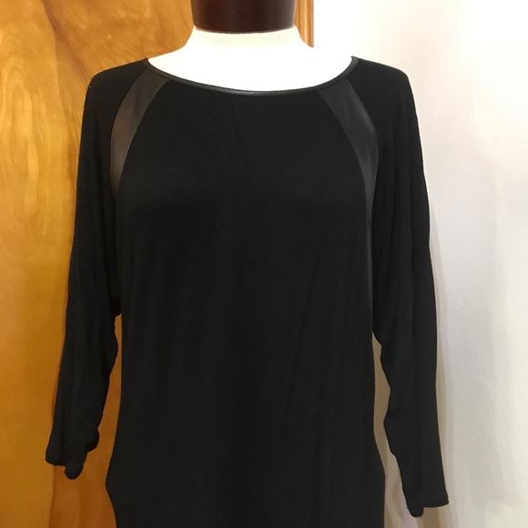 Maurices Tops - 🔥 Lowest Price 🔥 Maurice’s leather trim shirt